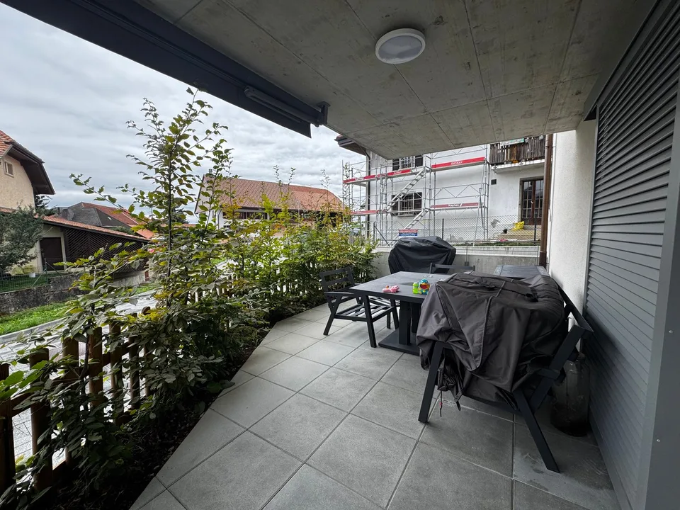 New 4-room apartment with balcony in Châtel-Saint-Denis