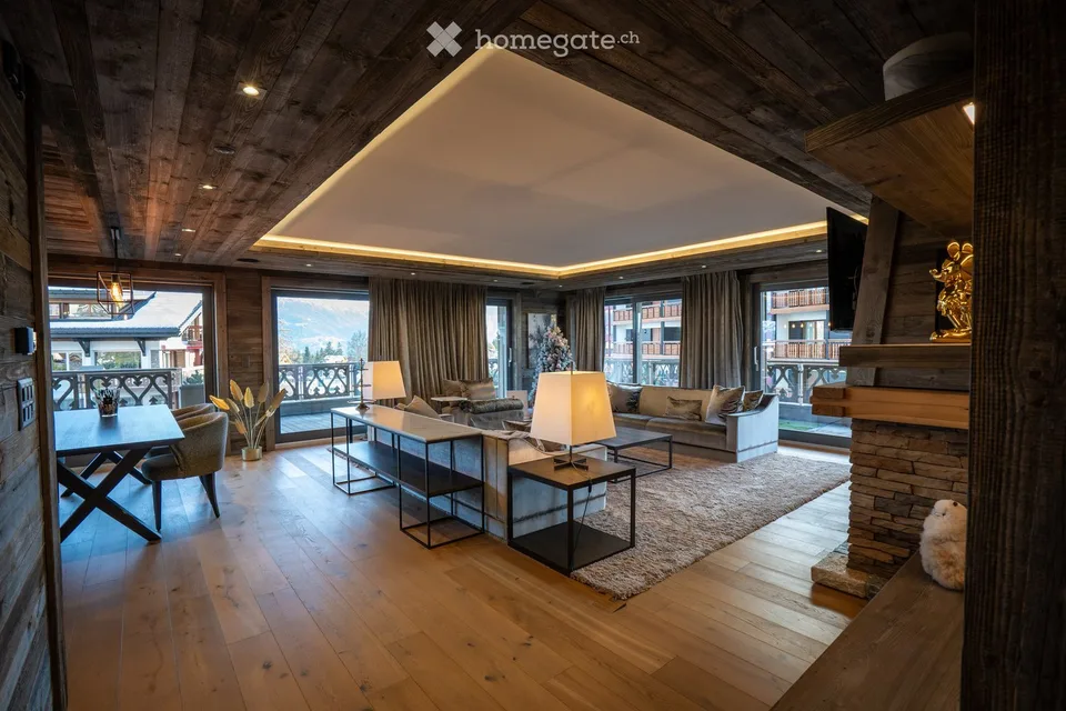 Deluxe-Apartment im Herzen von Crans – Jahresmiete