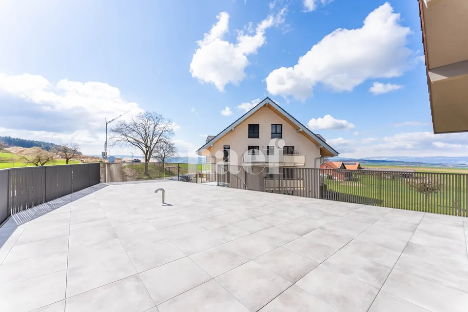New 5.5-room duplex apartment with large terrace and balcony for sale in Prévonloup – photo 9 of 10