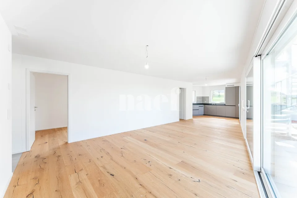 New 5.5-room duplex apartment with large terrace and balcony for sale in Prévonloup – photo 3 of 10