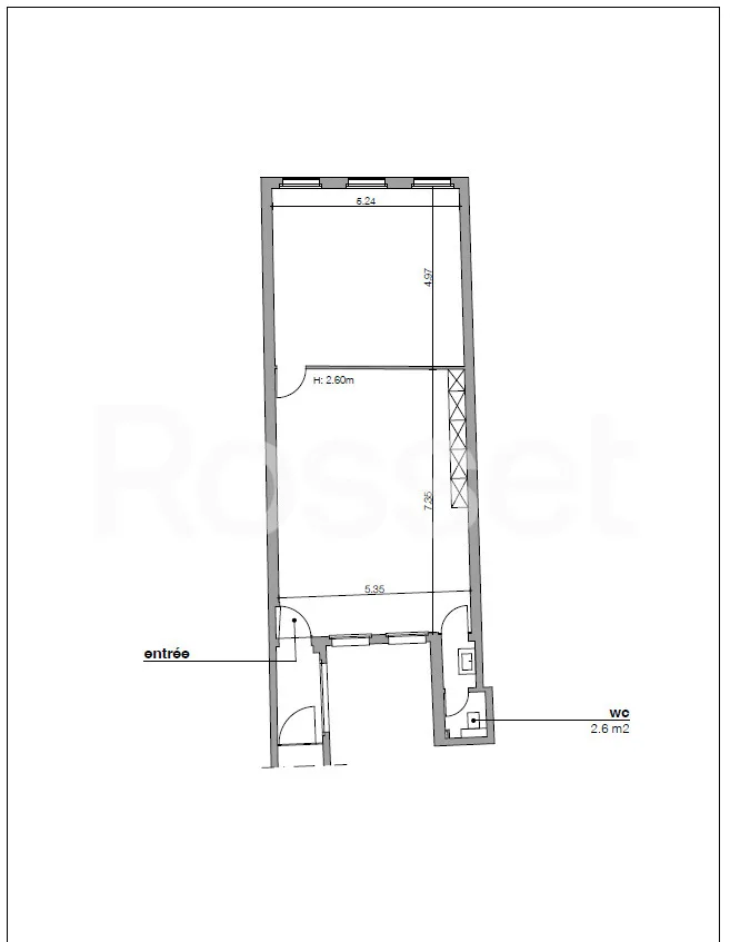 Local commercial d'env. 74 m² au 2ème étage – photo 5 sur 5
