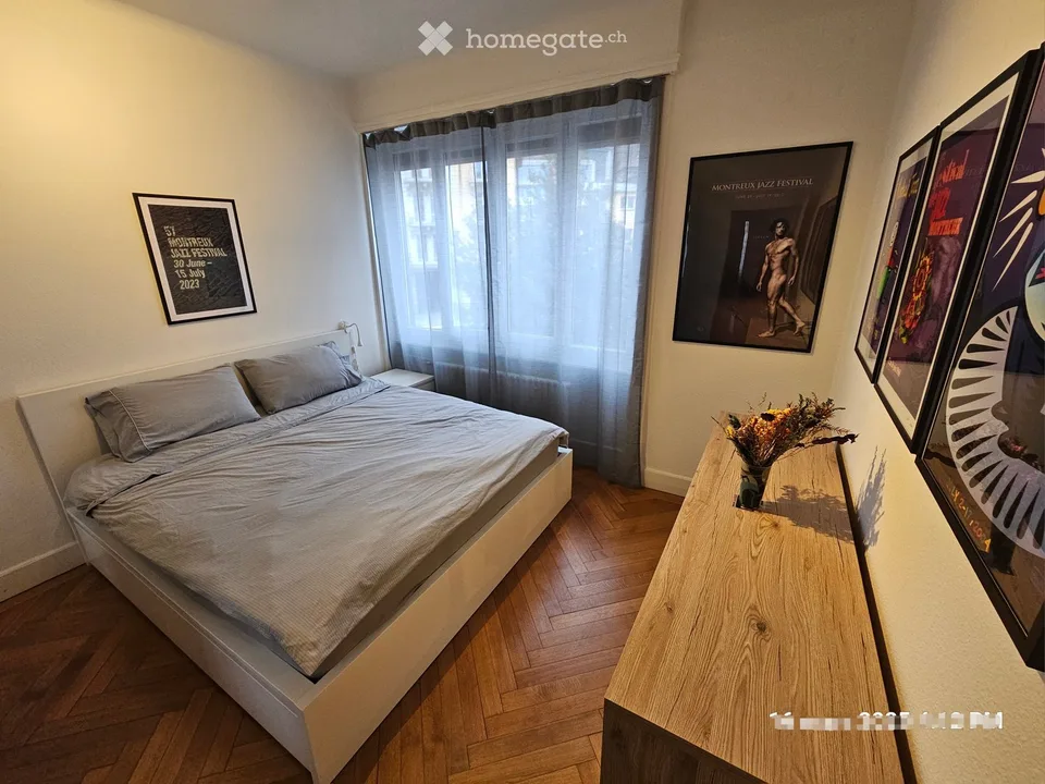 Charmantes 3-Zimmer-Wohnung zur Miete in Montreux