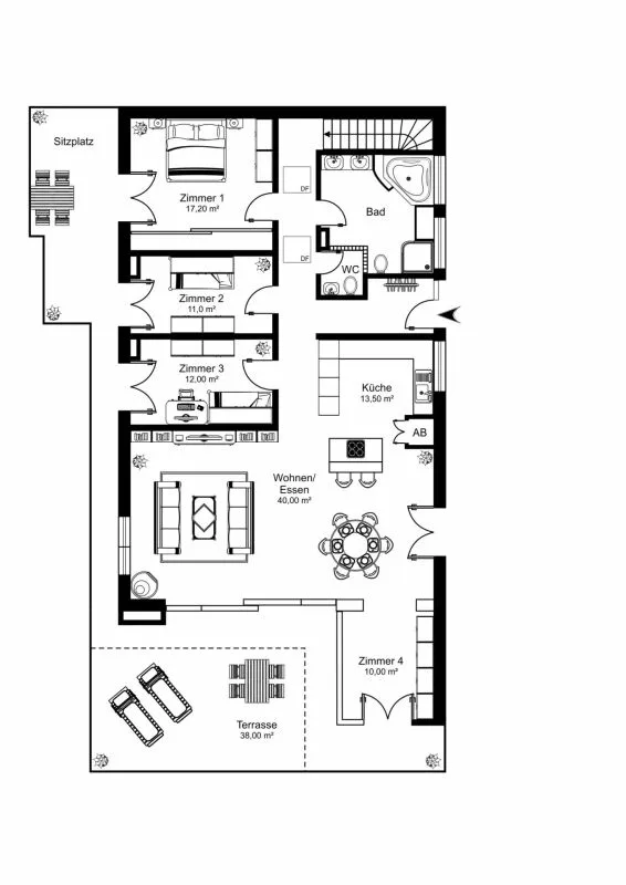 Attika Terrassenwohnung in Wallisellen – Foto 25 von 27