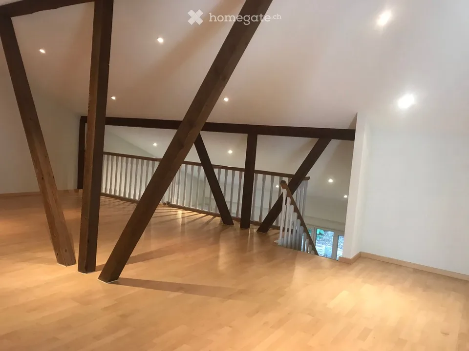 Attic apartment with private garden, new roof insulation in 2025