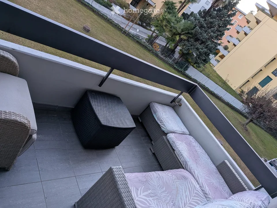 Geräumige 4.5-Zimmer-Wohnung mit zwei Terrassen in Locarno