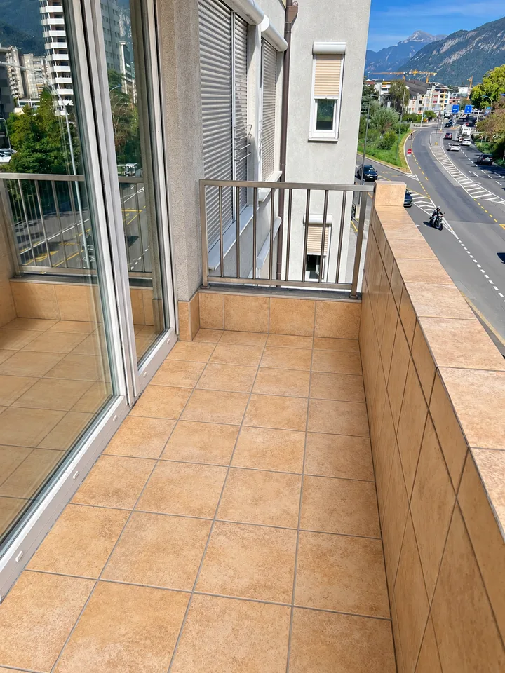 Wohnung 2.5 Zimmer mit Balkon in Sion – unmöbliert