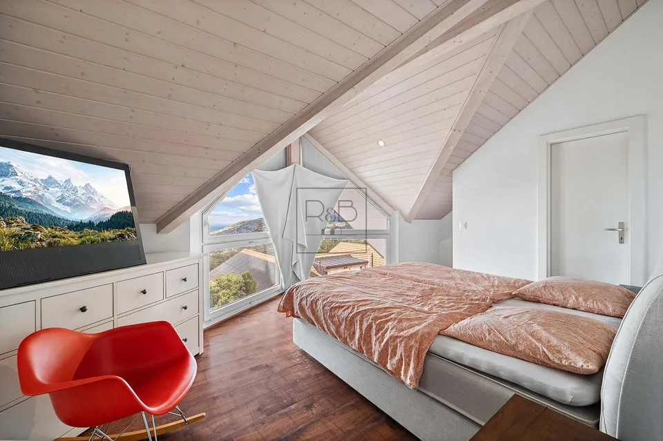Villa jumelée avec piscine et vue lac Léman à Blonay – photo 7 sur 10
