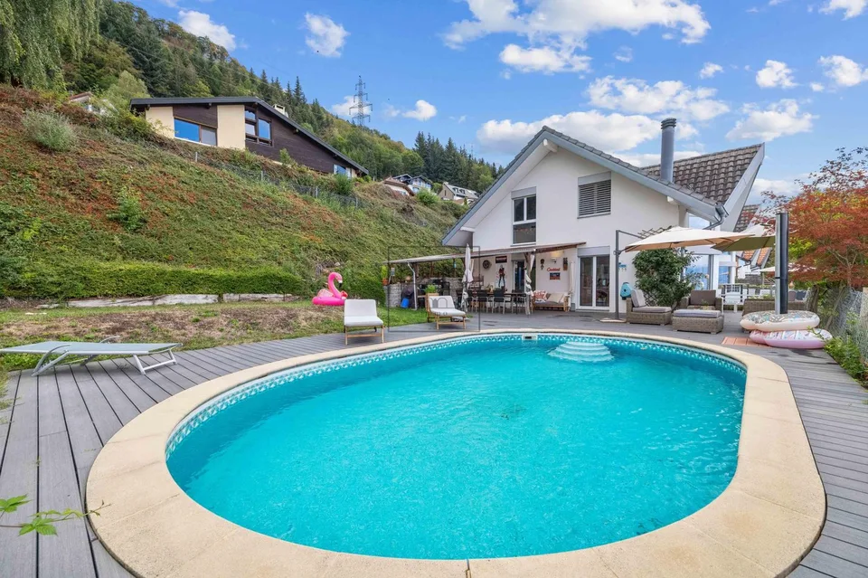Villa jumelée avec piscine et vue lac Léman à Blonay – photo 10 sur 10