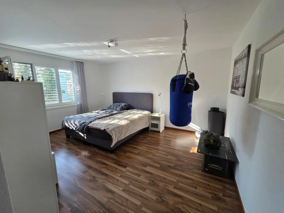 Wunderschöne 4.5-Gartenwohnung im Eigentumsstandard mit Cheminée an sehr ruhiger und südlicher Lage
