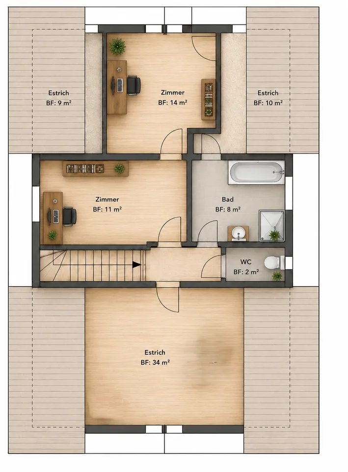 Appartement 5.5 pièces à louer
