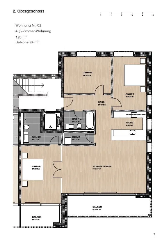 Hochwertige und helle 4.5-Zimmerwohnung an bester Lage