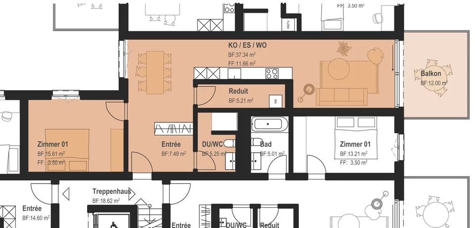 Appartement neuf de 2,5 pièces – photo 5 sur 5