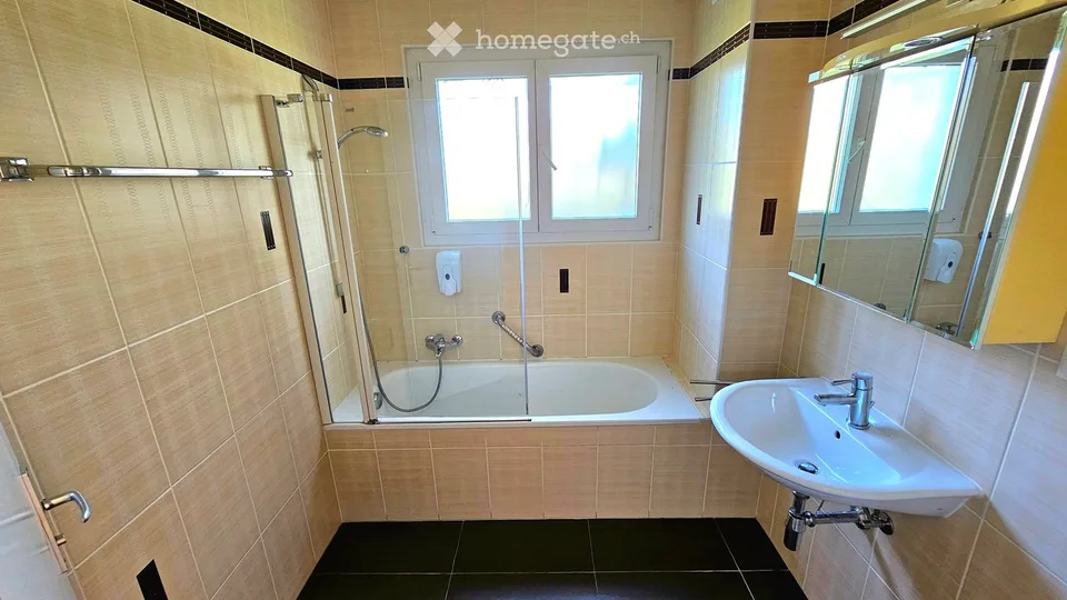 Geräumige 6.5-Zimmer-Wohnung mit Pool und Bergblick in Confignon