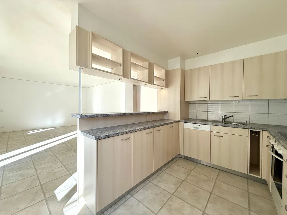 1-room apartment with garden seating