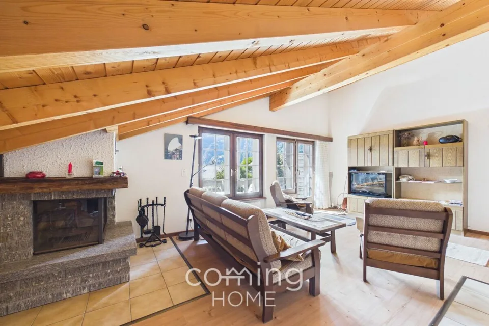 Vivere con vista sulla montagna - delizioso appartamento di 3,5 locali a Grächen – foto 2 di 25