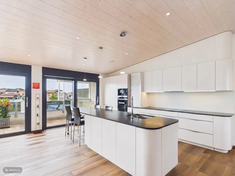 Dachgeschoss-Wohnung 4.5 Zimmer mit Panoramablick – Foto 6 von 13