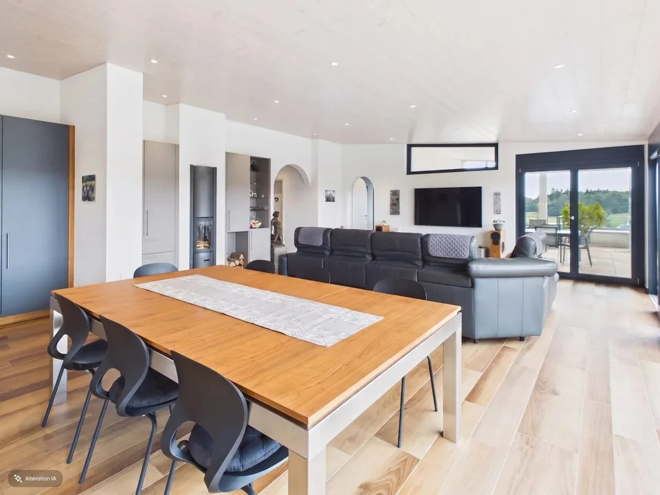 Dachgeschoss-Wohnung 4.5 Zimmer mit Panoramablick – Foto 8 von 13