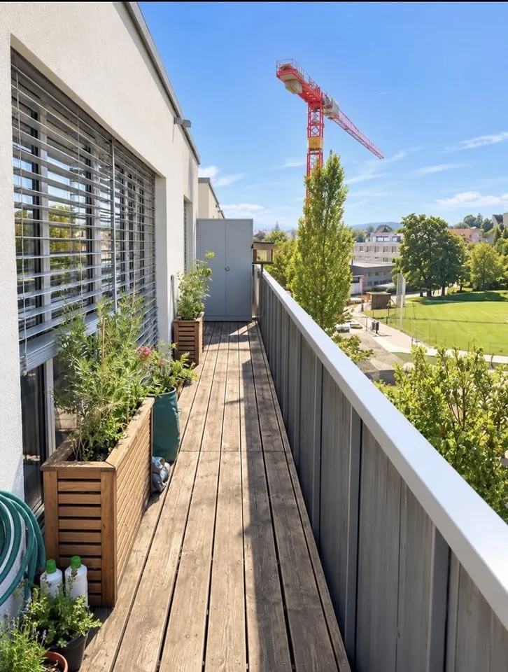 Wohnen im Grünen - zentrale 3.5-Zimmer-Wohnung mit Balkon