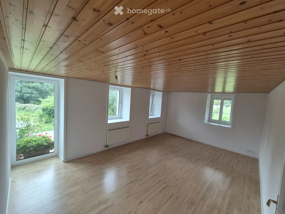 Appartement avec terrasse au bord du lac de Bret à Puidoux