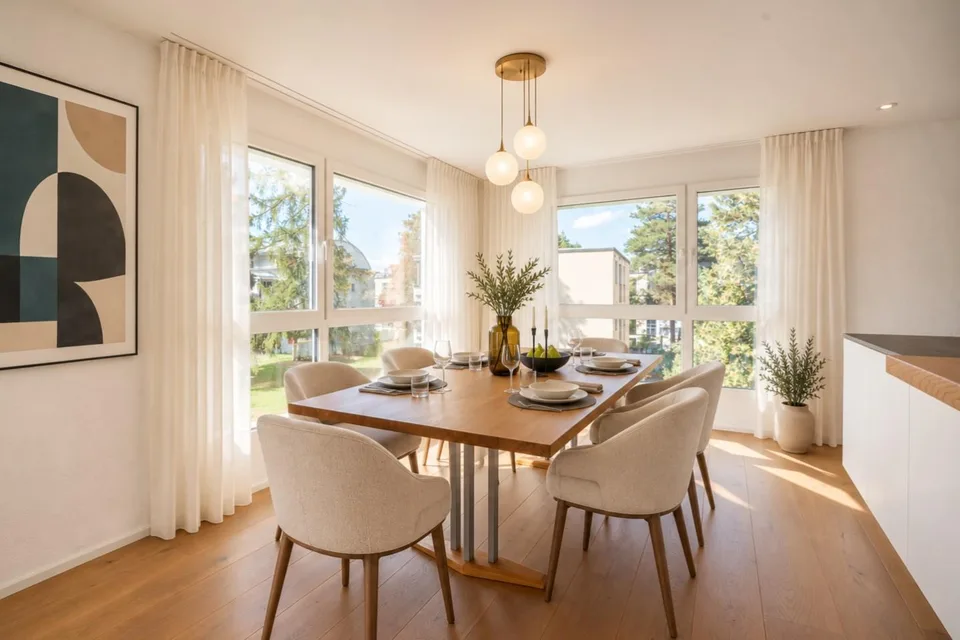 Appartamento moderno e curato di 4,5 locali con ampio balcone – foto 2 di 10