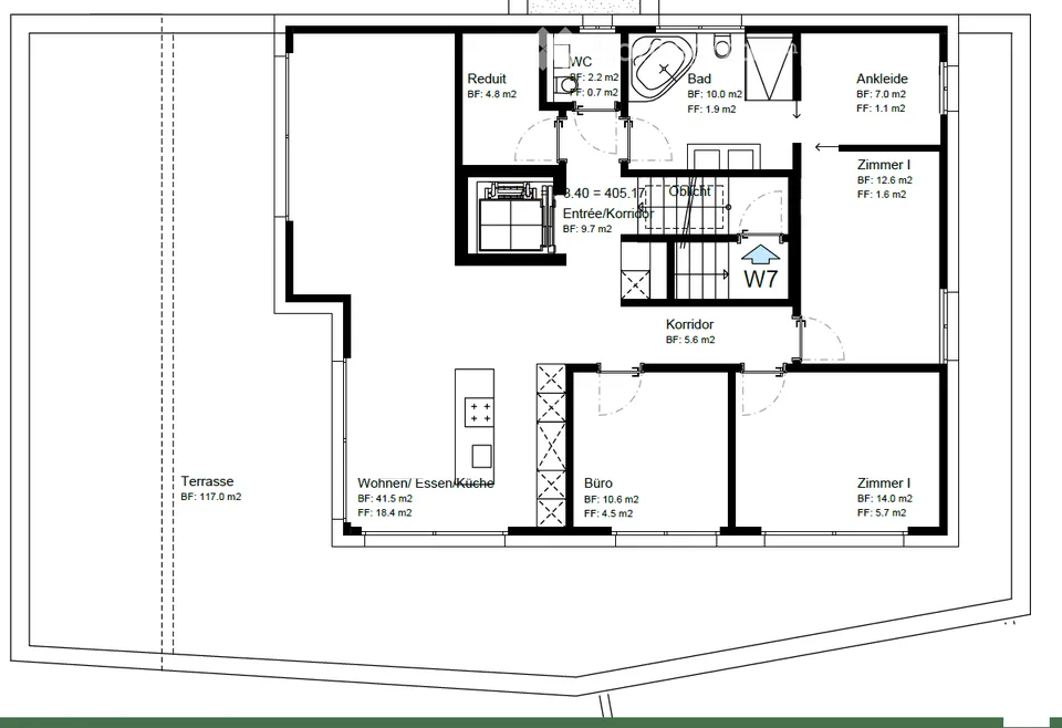 Sopra i tetti di Niederwil – 127 m² in attico & 117 m² di terrazza soleggiata con accesso diretto in ascensore