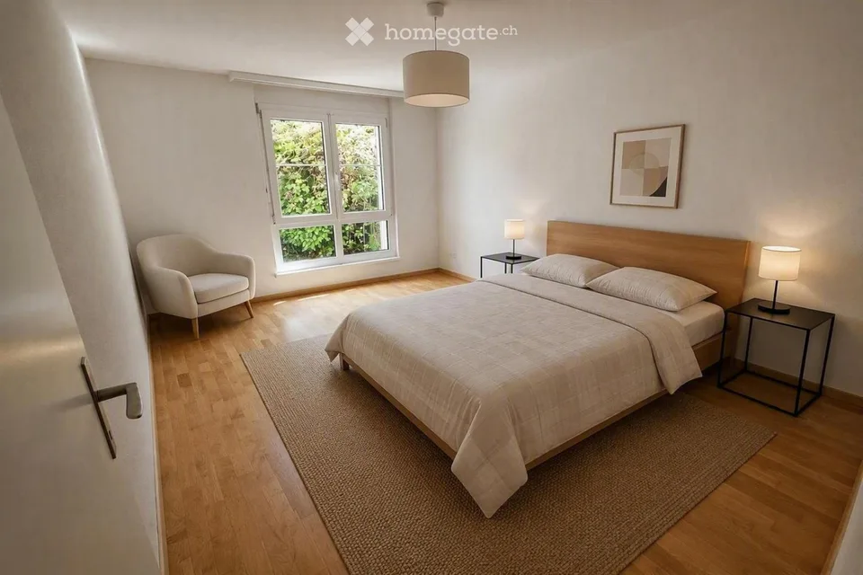 Appartement calme de 2,5 pièces avec jardin à Binz/Maur : Vivre entre la ville et la nature
