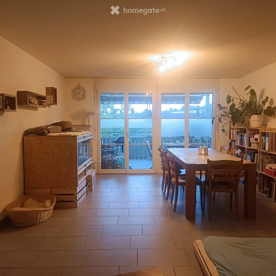 Bright 3.5-room apartment with balcony and private washing machine/dryer – available from January 2027