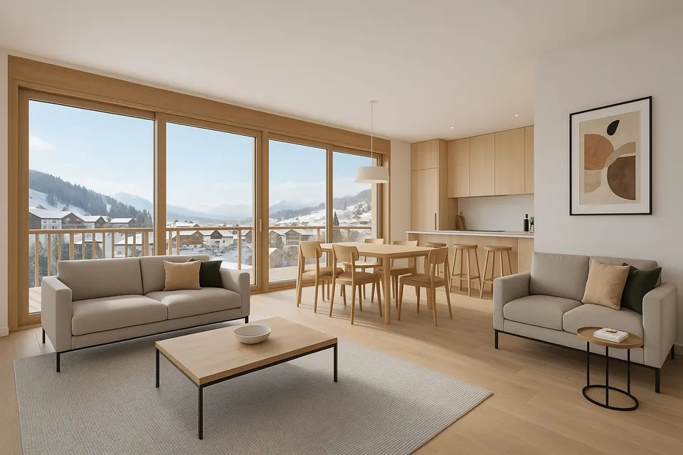 Ultimo appartamento maisonnette di 3,5 locali, a 15 m dalla pista e dalle funivie! – foto 11 di 14