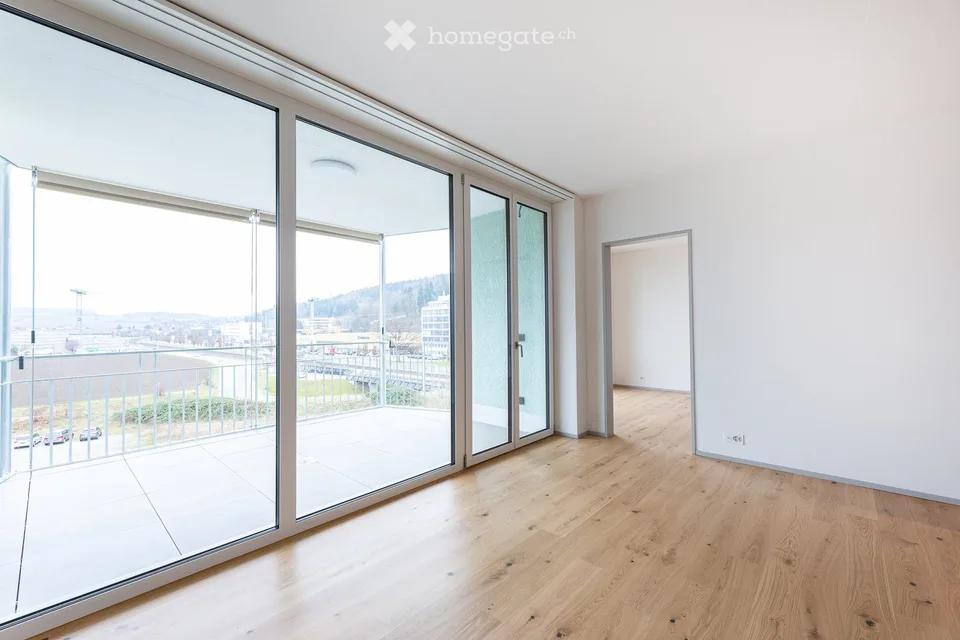 Moderne 3.5-Zimmer-Wohnung mit Balkon direkt am Bahnhof Hegi