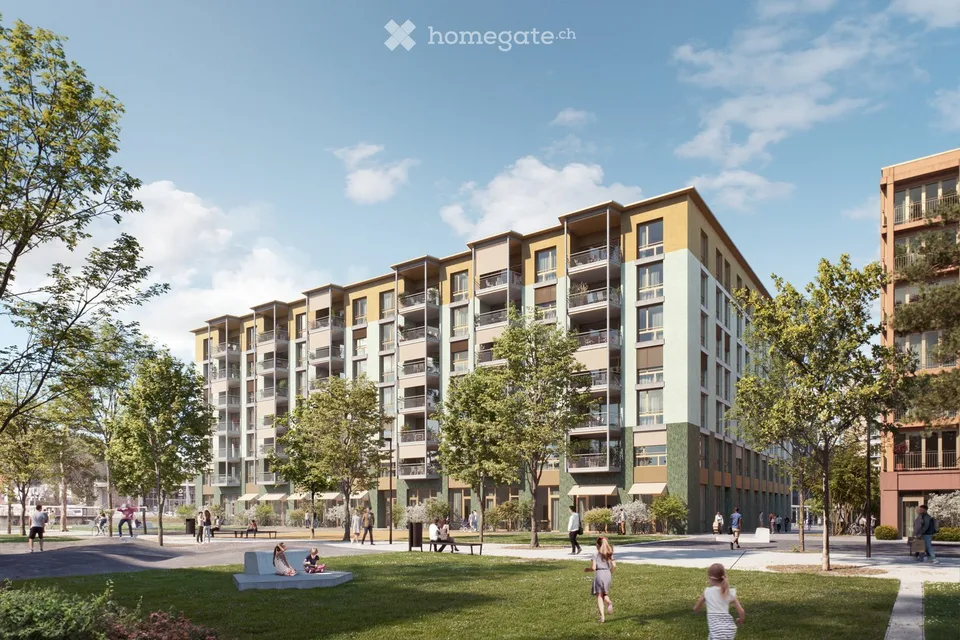 Moderne 3.5-Zimmer-Wohnung mit Balkon direkt am Bahnhof Hegi