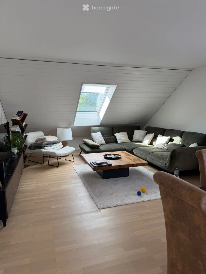 Bright 3.5-room apartment with balcony and beautiful view in Urdorf