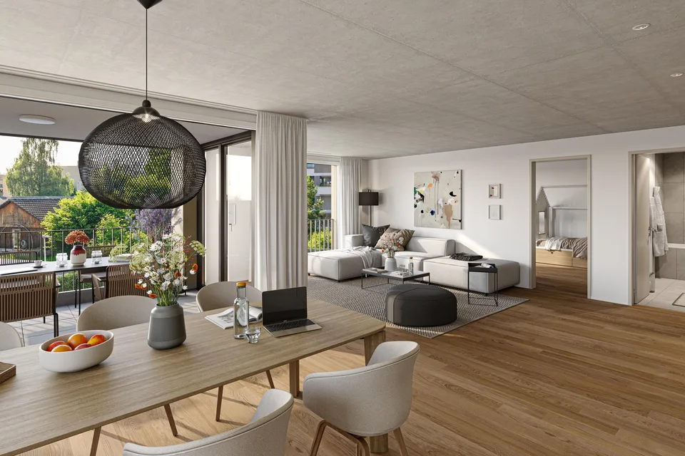 Appartamenti di 5,5 locali centrali eppure quieti in standard di proprietà