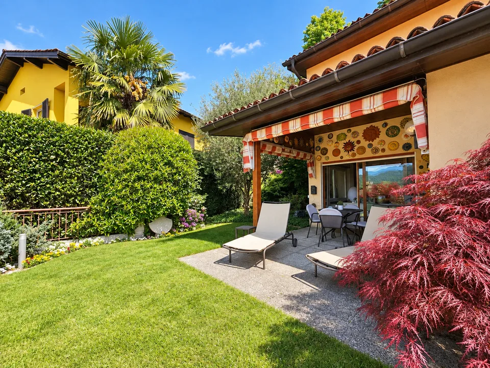 Mendrisio: Deliziosa casa unifamiliare contigua con splendido giardino e vista panoramica – foto 3 di 16