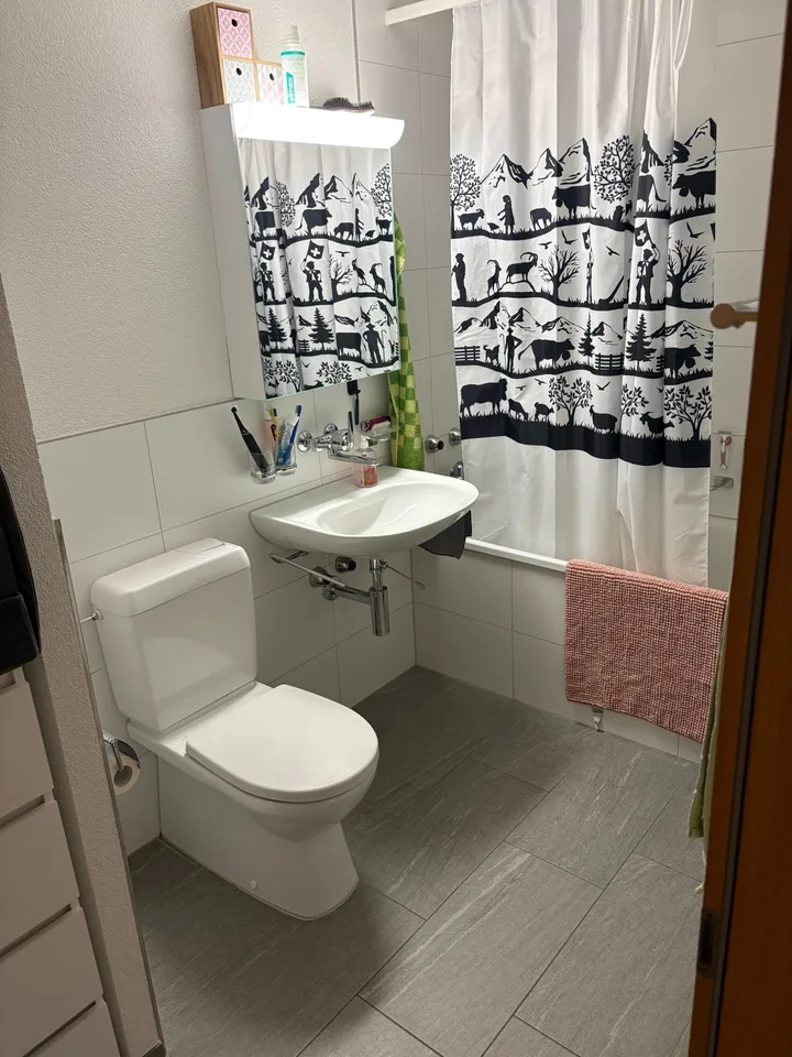 Helle 4.5-Zimmer-Wohnung mit Balkon an zentraler Lage