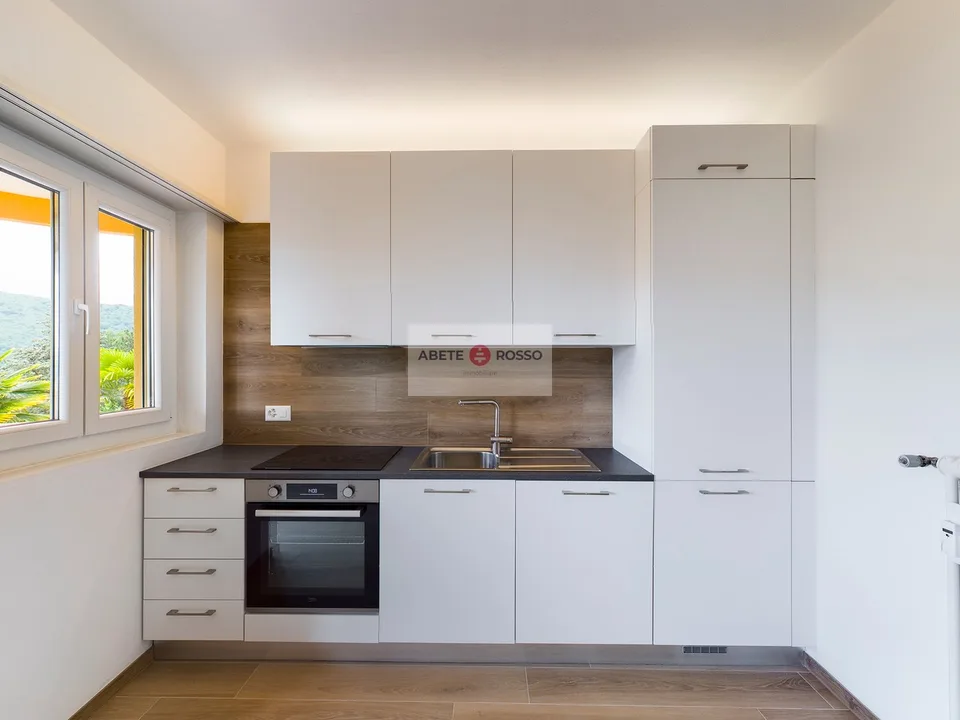 Renovierte Wohnung: ruhige Wohngegend, Wohnanlage mit Pool, nahe Lugano