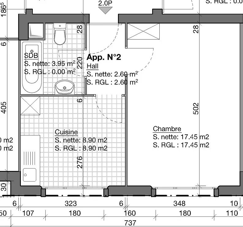 Sympathische 2-Zimmer-Wohnung im alten Stil in Pâquis