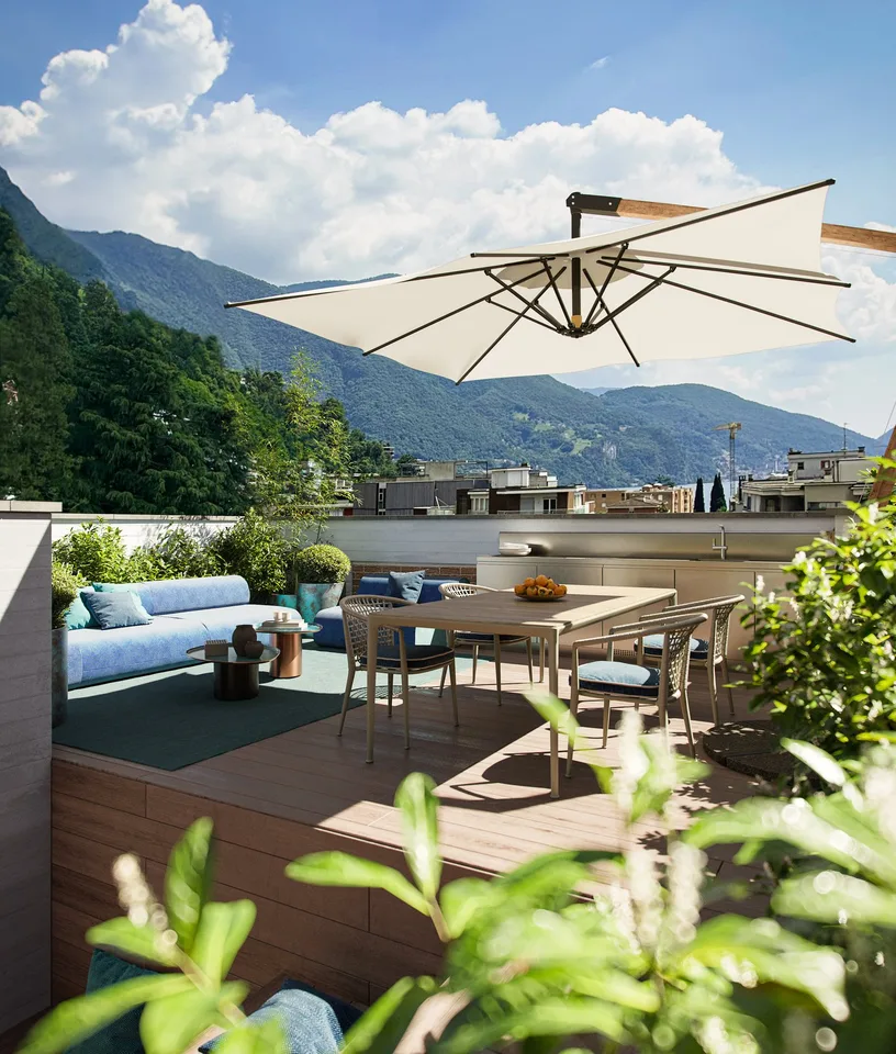 Dachgeschoss-Duplex mit Panoramaterrasse | Viganello – Lugano – Foto 23 von 25