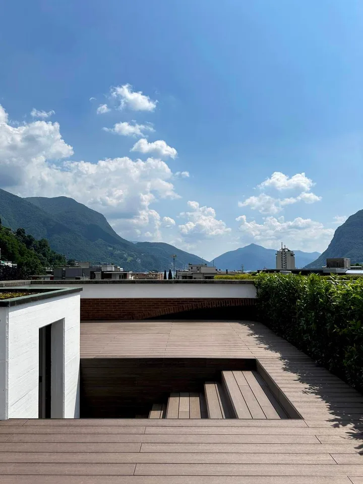 Dachgeschoss-Duplex mit Panoramaterrasse | Viganello – Lugano – Foto 25 von 25