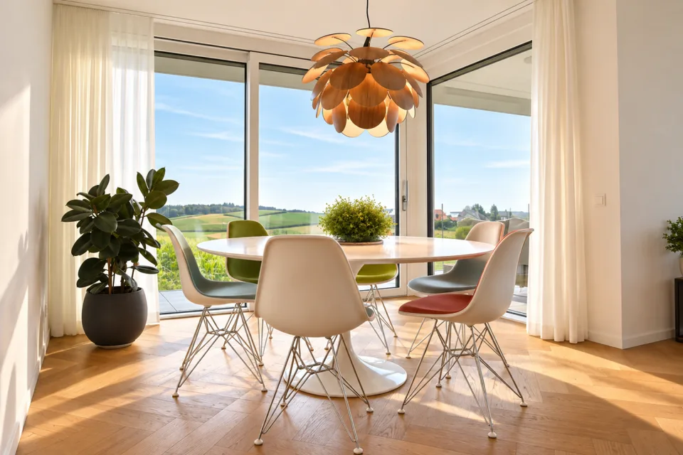 Appartamento smart home di 3,5 locali arredato di lusso con vista panoramica