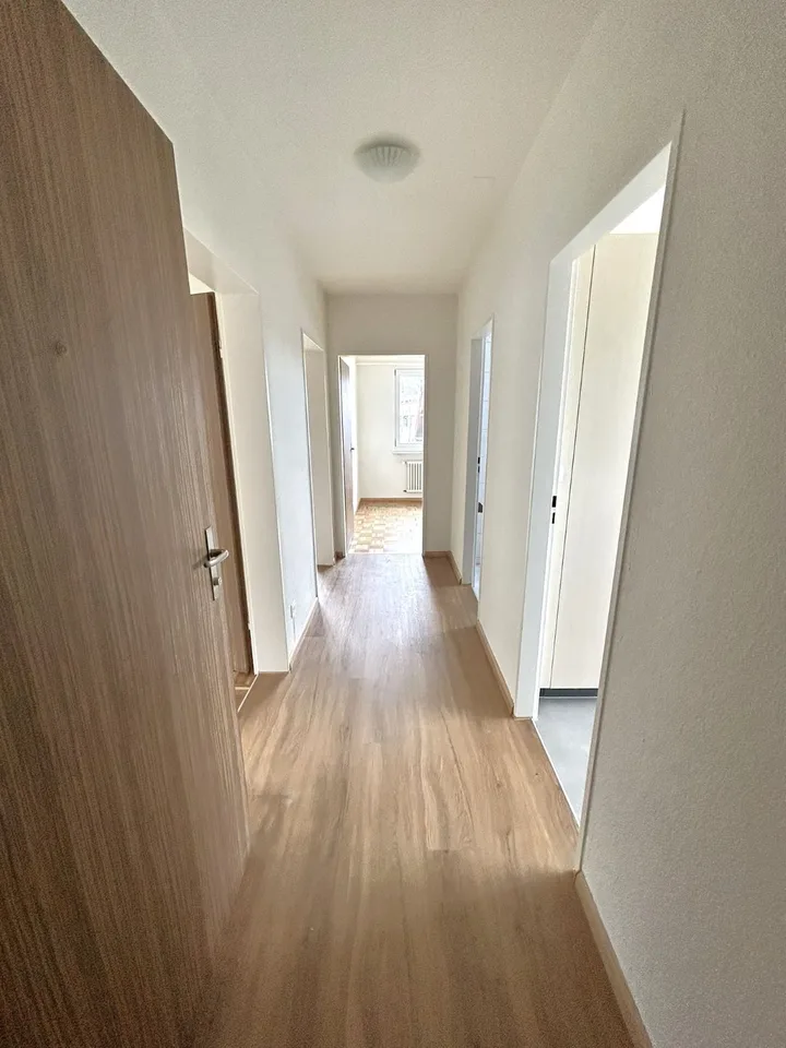 Appartement 3 pièces lumineux avec belle vue à Pratteln