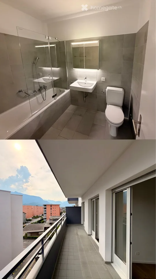 Helles 3.5-Zimmer-Wohnung mit Südterrasse in Locarno 5 Vie