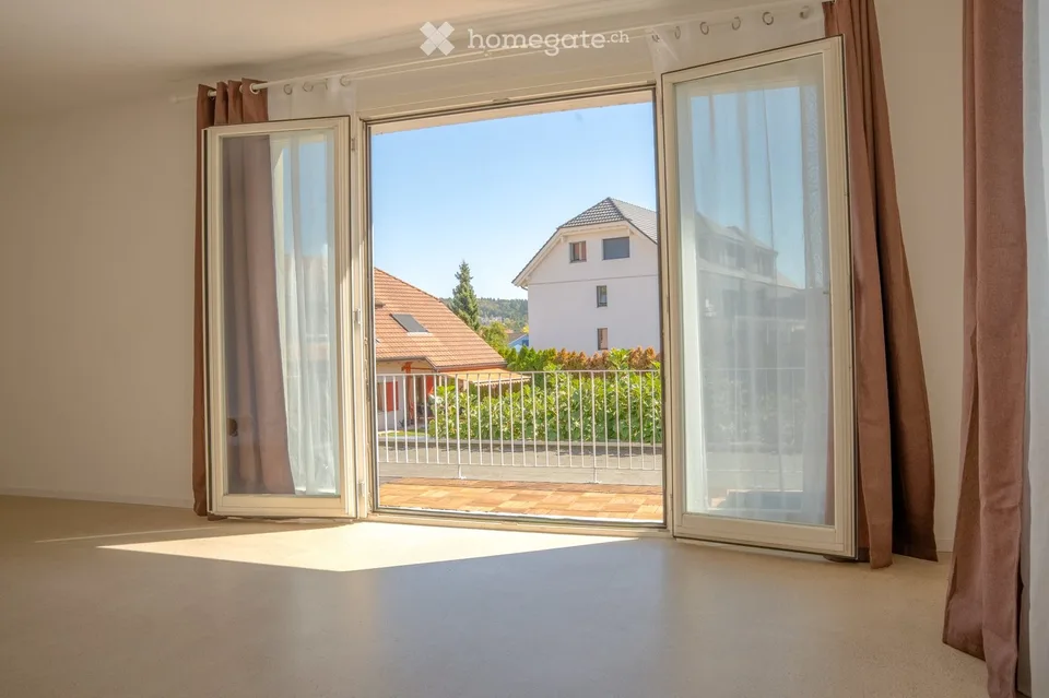 Appartement 2,5 pièces à Niedergösgen avec grande terrasse