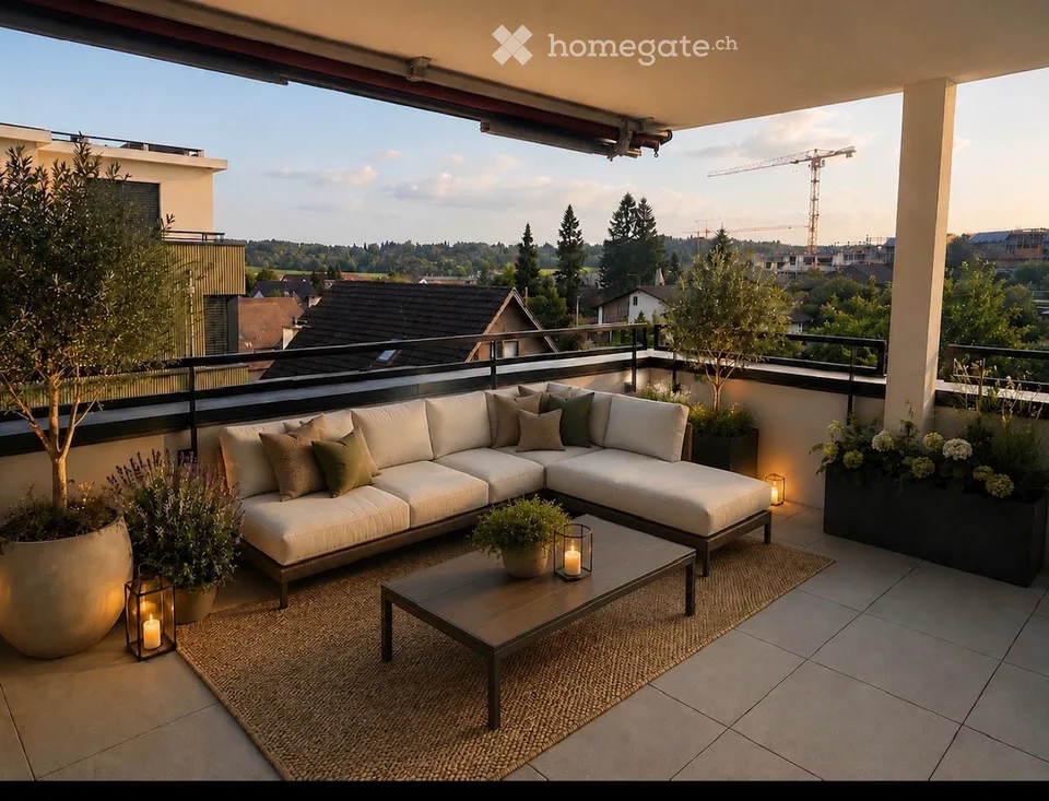 Appartement moderne 4.5 pièces dans un quartier calme à Illnau