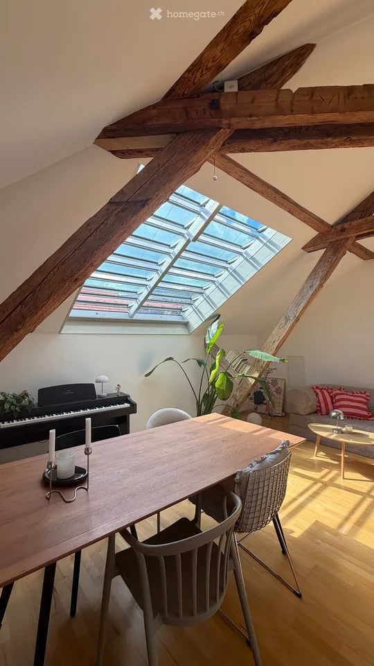 Wunderschöne 2.5Zi Dachwohnung im Zentrum von Biel