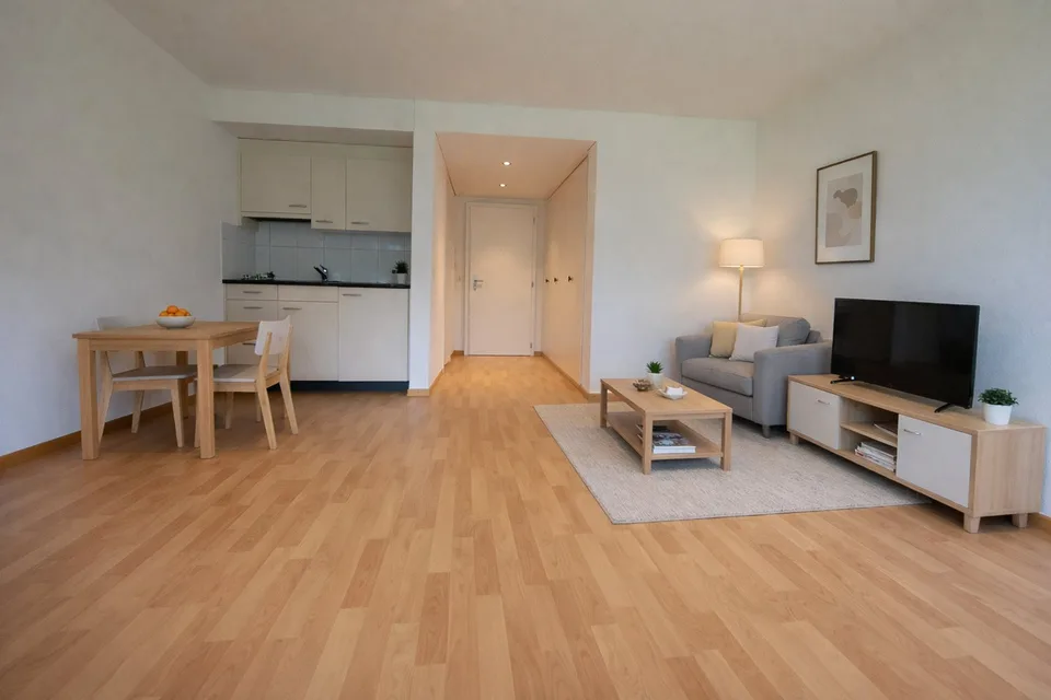 Stylish and cozy: 1-room apartment on the ground floor