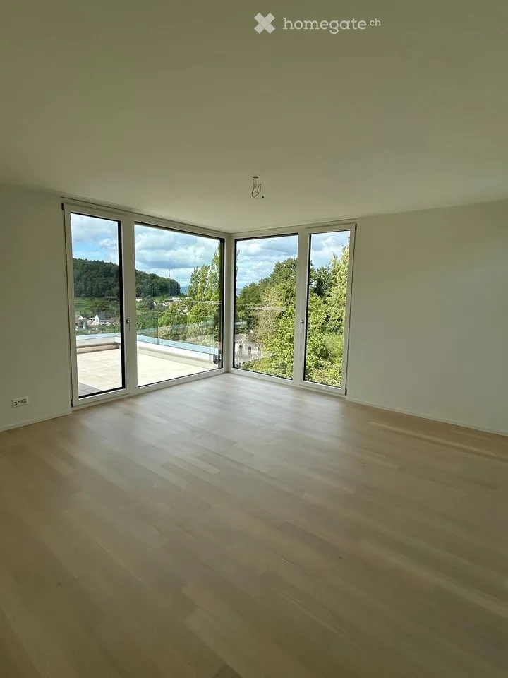High-quality 4.5-room attic apartment with unique views and outdoor whirlpool