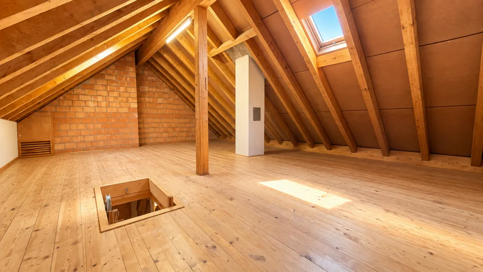 Charmante Dachwohnung mit Cheminée, grossem Balkon und Weitsicht – Foto 11 von 14