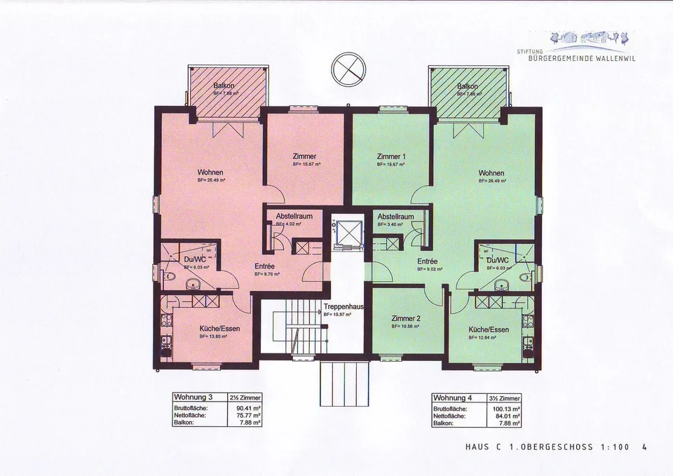grosszügige, komfortable 3.5-Zimmer-Senioren-Wohnung mit sonnigem Balkon