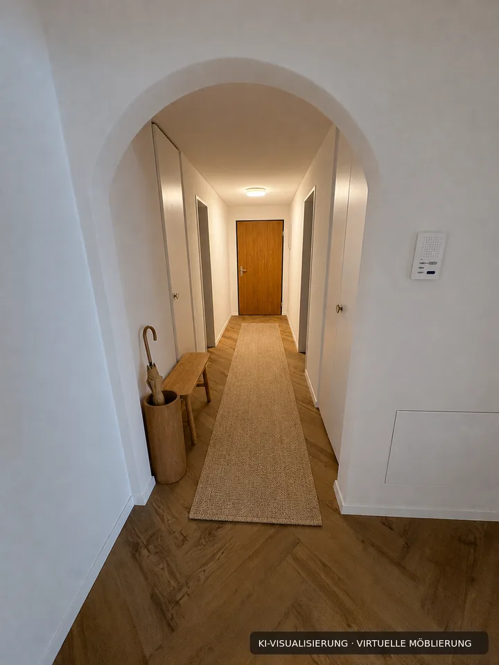 Appartement de 4,5 pièces rénové avec cheminée, ascenseur et vue panoramique
