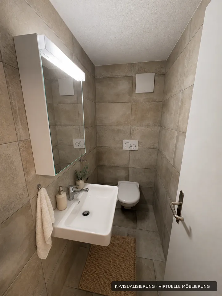 Appartement de 4,5 pièces rénové avec cheminée, ascenseur et vue panoramique